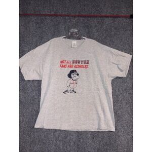 Vintage 90s Delta pro weight Not All Boston Fans Are T-shirt Xl Boxy Anti Sox